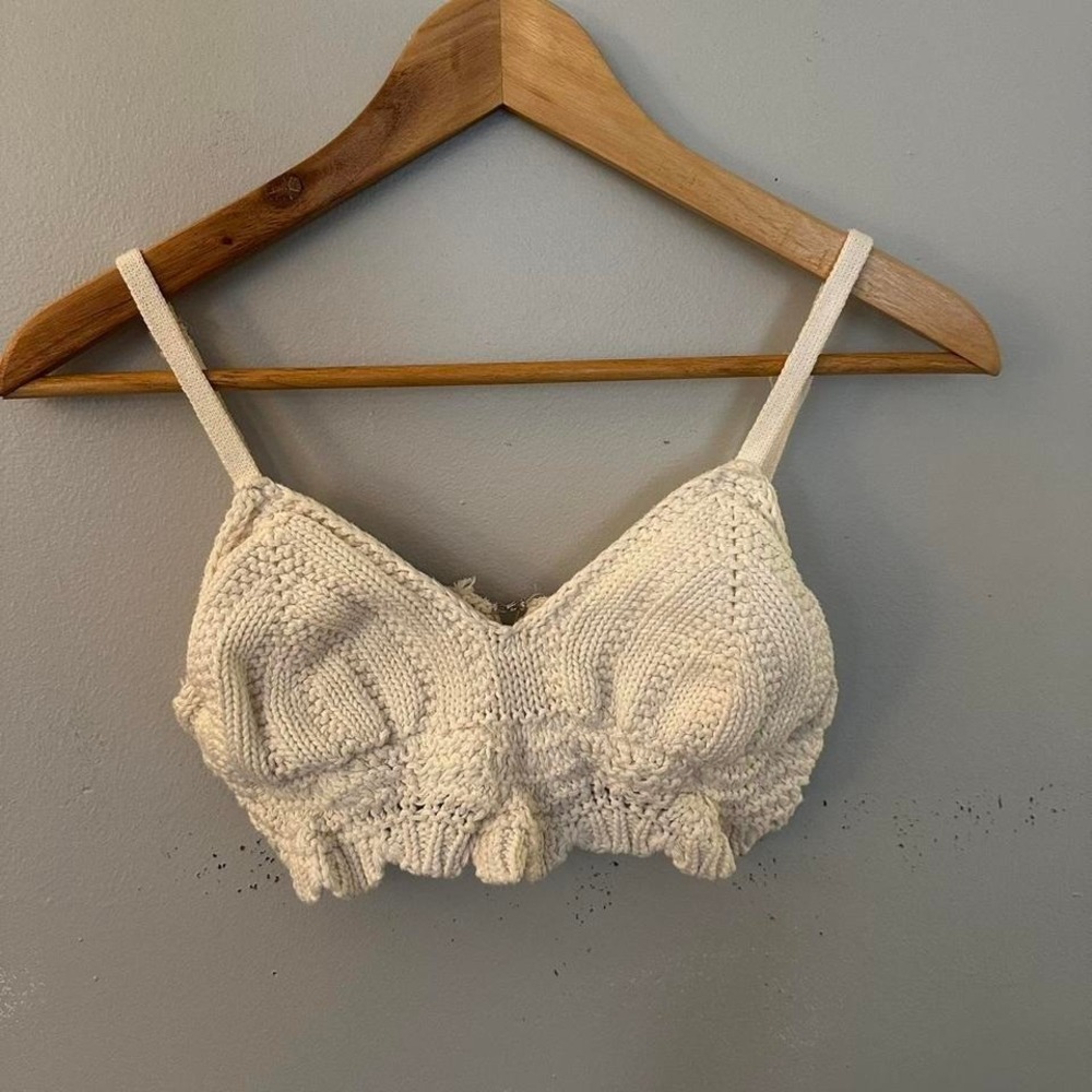 Adam Levine crocheted‎ bralette